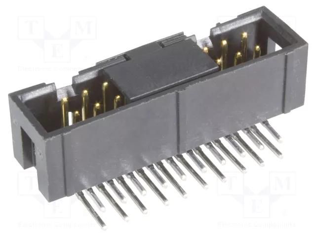Connector: IDC; male; PIN: 20; SEK Low Profile; angled 90°; THT HARTING 09185206323001