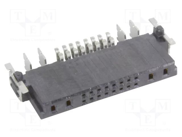Connector: PCB to PCB; socket; female; PIN: 20(4+16); 50/120VAC HARTING 15854162601000