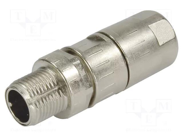 Circular connector M12-SD-CC-IDC-4P-DCOD-M-STR-SHLD HARTING 21033821400