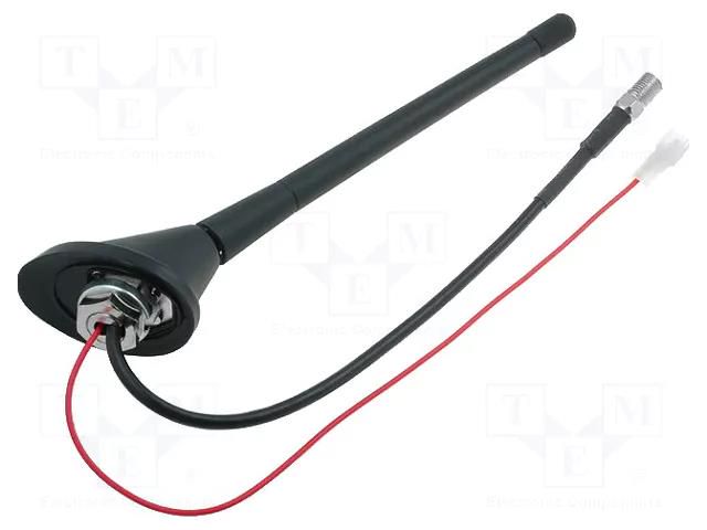 Antenna; car top; 0.18m; Seat,VW,Škoda; with amplifier; 0.3m 4CARMEDIA ANT.17.2