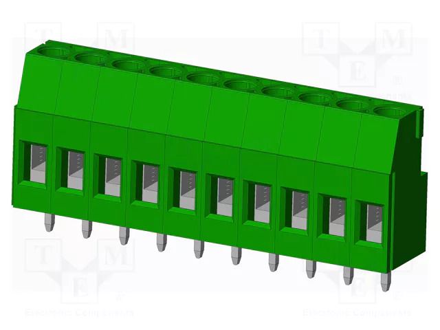 Connector: PCB terminal block; terminal; VI; 16A; 300V; PIN: 10 AMPHENOL ANYTEK VI1021550000G