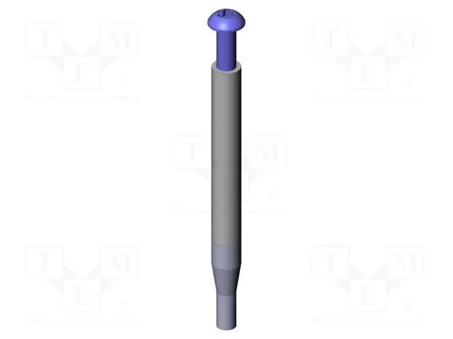 Push rod; Ø: 4mm; screw-in; L: 60mm; Thread: M4x10 INGUN IGN-23190
