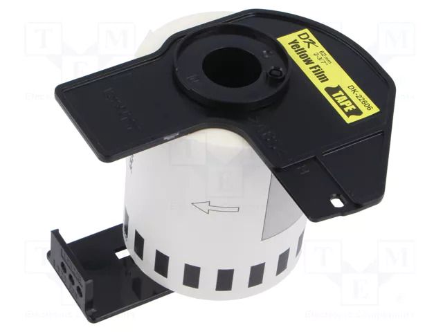 Foil tape; 62mm; 15.24m; yellow; Character colour: black; glued BROTHER BR-DK22606