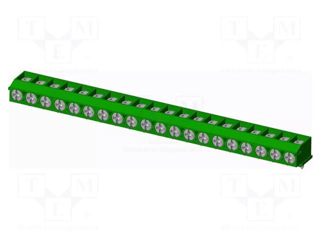 Connector: PCB terminal block; terminal; T3; 8A; PIN: 20; straight AMPHENOL ANYTEK T32004530000G