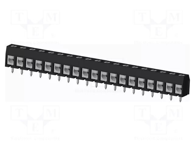 Connector: PCB terminal block; terminal; TC; PIN: 19; on PCBs; 1x19 AMPHENOL ANYTEK TC190303C500G