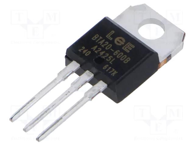 Triac; 600V; 20A; TO220AB; Igt: 50mA; Ufmax: 1.65V LUGUANG ELECTRONIC BTA20-600B-LGE