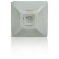 28 x 28 mm Natural Cable Tie Mounts 21-3688