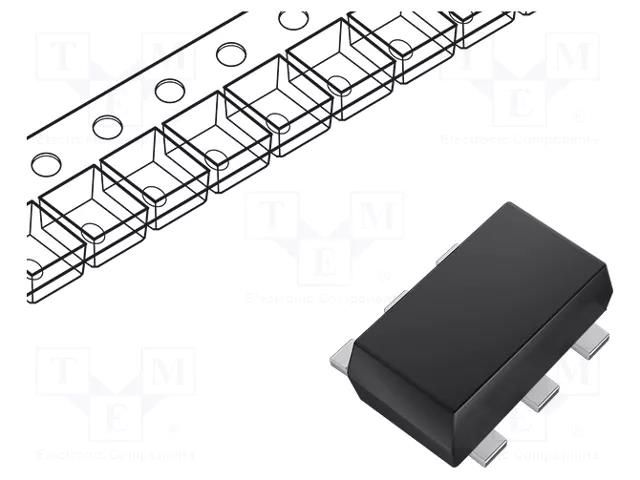 Diode: TVS array; 6V; SOT563; Ch: 4 DIODES INCORPORATED D1213A-04V-7