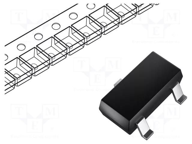 Diode: TVS array; 25.4V; SOT23; Ch: 2 DIODES INCORPORATED DESD2CAN2SOQ-7