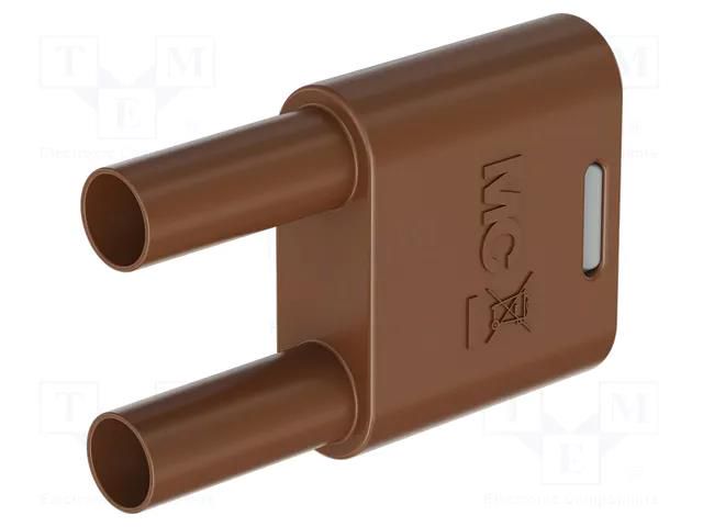 Connector: 4mm banana; banana 4mm socket x2,banana 4mm plug x2 STÄUBLI SKS2-4N-19-27