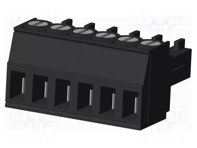 Connector: pluggable terminal block; plug; female; 10A; 300V; PA66 AMPHENOL ANYTEK TJ0611030000G