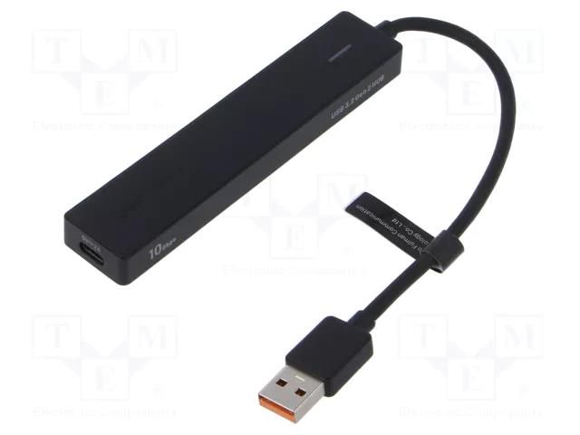 Hub USB; USB A socket x4,USB A plug,USB C socket; OTG,USB 3.2 VENTION CHOBB