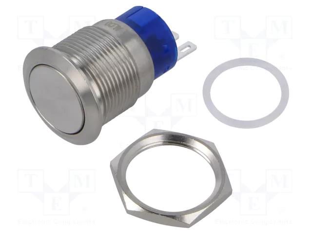 Switch: vandal resistant; Pos: 2; SPST; 3A/250VAC; IP67; OFF-ON TE Connectivity 2213763-3