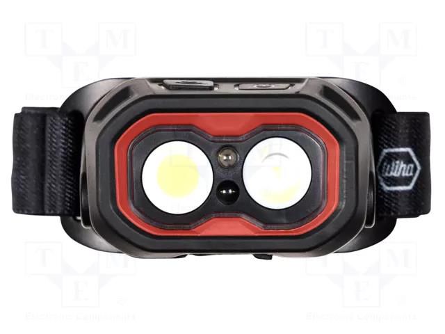 Torch: LED headtorch; dustproof enclosure,waterproof; 10h; IPX6 WIHA WIHA.45700