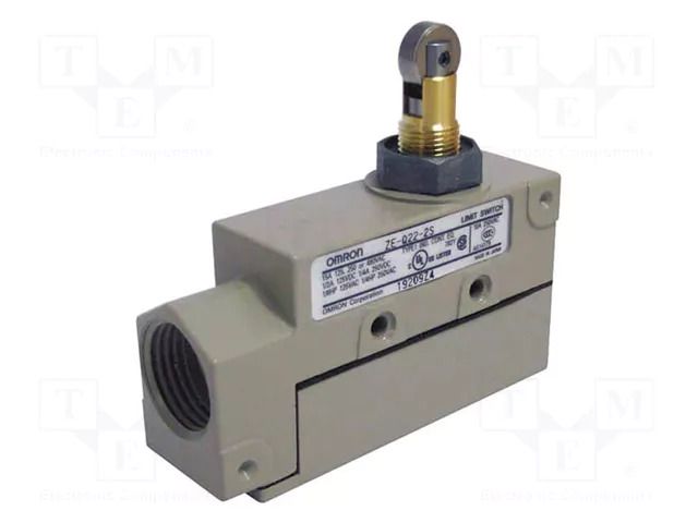 Limit switch; oblong metal roller Ø12,7mm; SPDT; 10A; max.250VAC OMRON ZE-Q22-2G