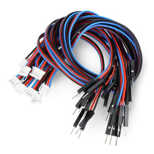 Gravity - connection cable set - male plug PH2.0 - 30cm - 10pcs. - DFRobot FIT0897 DFR-21233 6959420922000