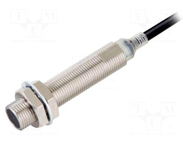 Sensor: inductive; OUT: PNP / NO; 0÷4mm; 10÷30VDC; M12; 5m; IP67 OMRON E2E-X4B1TL12-5M