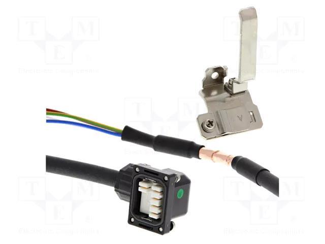 Accessories: Connection lead; Standard: Omron; 1S; power; 3m OMRON R88A-CA1A003SF-E