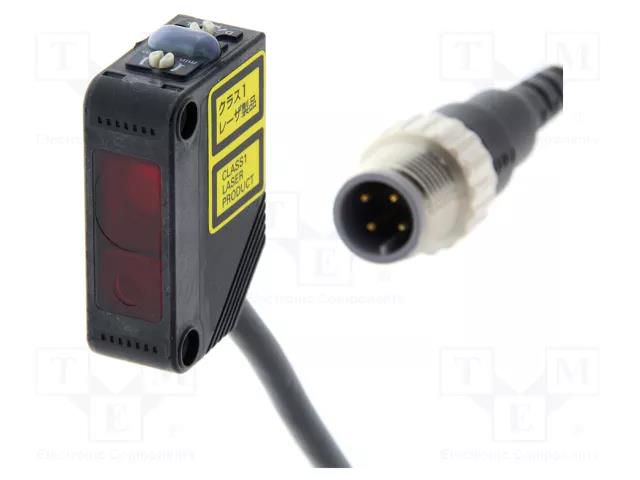 Sensor: laser; Range: 20÷300mm; PNP; DARK-ON,LIGHT-ON; 100mA; PBT OMRON E3Z-LL81-M1J-03M