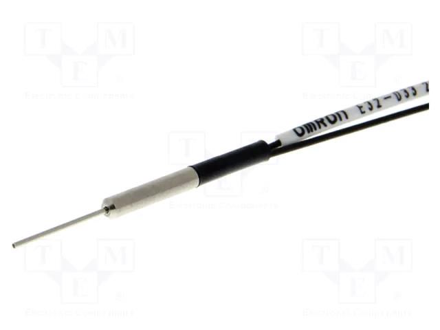 Sensor: fiber-optic; Range: 0÷100mm; IP67; -40÷70°C; Dim: Ø0.8x15mm OMRON E32-D33