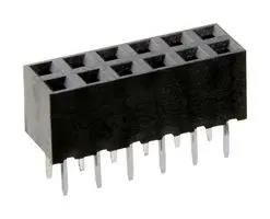 SOCKET, VERTICAL, 2ROW, 6WAY M22-7140642