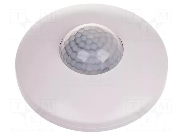 Sensor: movement; wall mount; 24VAC; 24VDC; IP40; 4A; -10÷40°C; 360° F&F DR-06W-24V