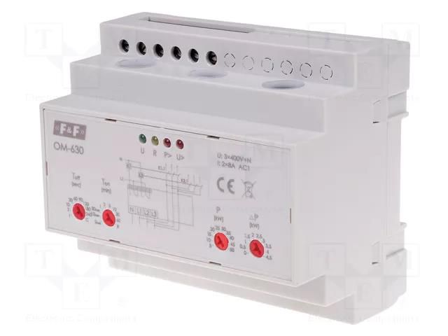 Power  limiter; reactive power,active power; 1÷240s; IP20 F&F OM-630