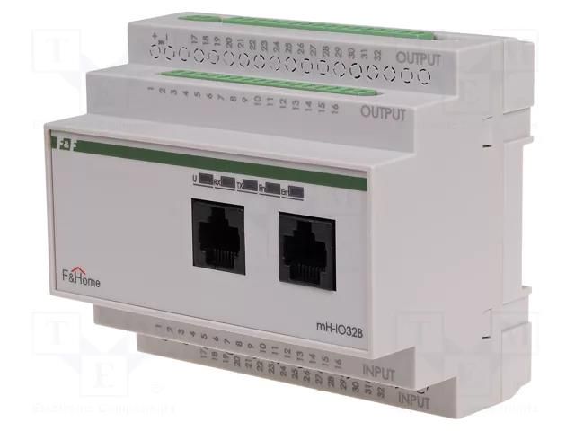 32-channel controller; for DIN rail mounting; 24VDC; IP20; RJ45 F&F MH-IO32-1