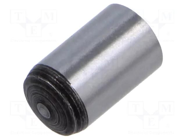 Cylindrical stud; hardened steel; Ø: 8mm; L: 14mm; DIN 6325 ELESA+GANTER DIN6325-8M6-14-ST