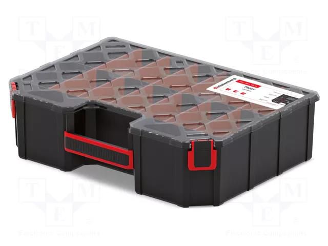 Container: collective; with partitions; black; high; TAGER CARBO KISTENBERG KTGC403010S