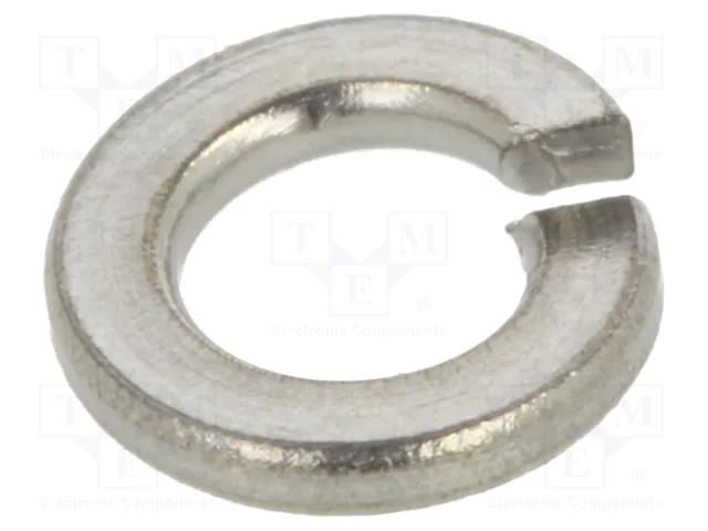 Washer; spring; M3; D=6.2mm; h=0.8mm; acid resistant steel A4 BOSSARD B3/BN673