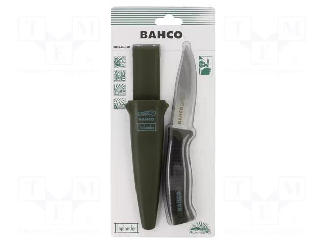 Knife; survival; Tool length: 218mm; Blade length: 102mm BAHCO SB2446-LAP