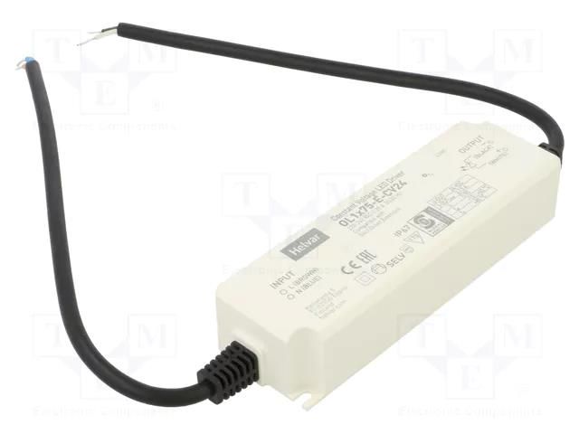 Power supply: switching; LED; 75W; 24VDC; 3.13A; 198÷264VAC; IP20 HELVAR 5534000