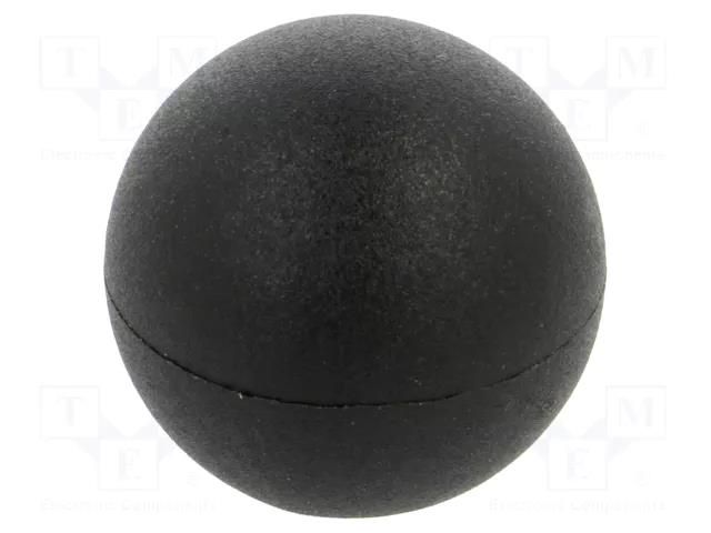 Ball knob; Ø: 20mm; Int.thread: M6; 7.5mm; with tapped bushing ELESA+GANTER DIN319-KT-20-M6-E