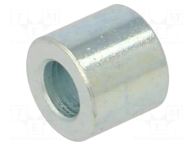 Spacer sleeve; 7mm; cylindrical; steel; zinc; Out.diam: 8mm DREMEC DR328/4.3X7