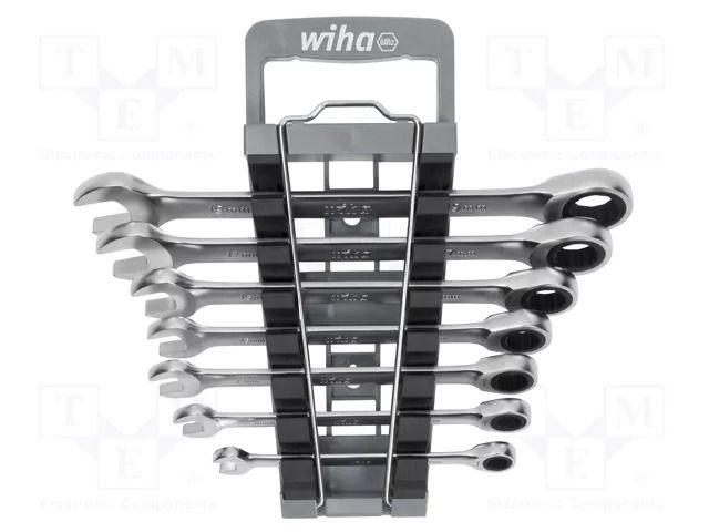 Wrench-set; rattle,combination spanner; 7pcs. WIHA WIHA.45244