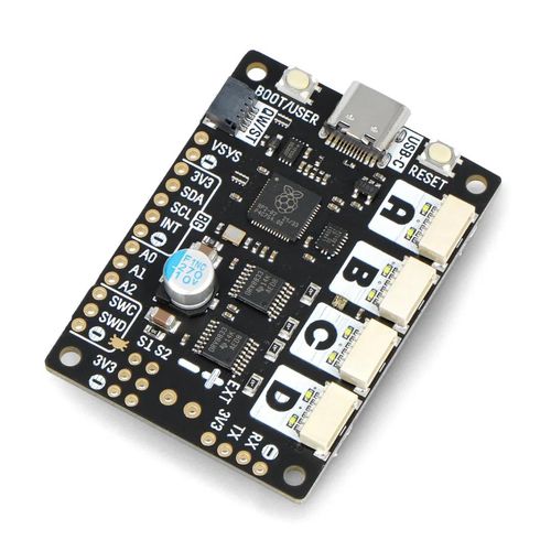 Motor 2040 - quad motor controller 10V/0,5A - RP2040 - Pimoroni PIM618 PIM-21934 769894021651