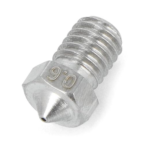 Nozzle 0,6 mm E3D - filament 1,75mm - steel AMS-22003