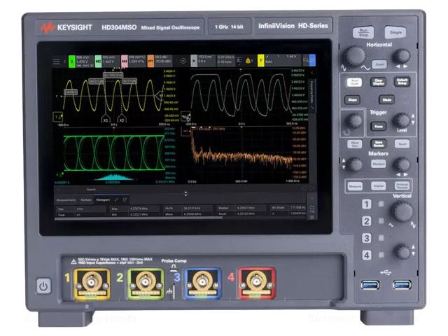 Oscilloscope: digital; Ch: 4; 200MHz; 3,2Gsps; 100Mpts; ≤3.5ns KEYSIGHT HD304MSO-D