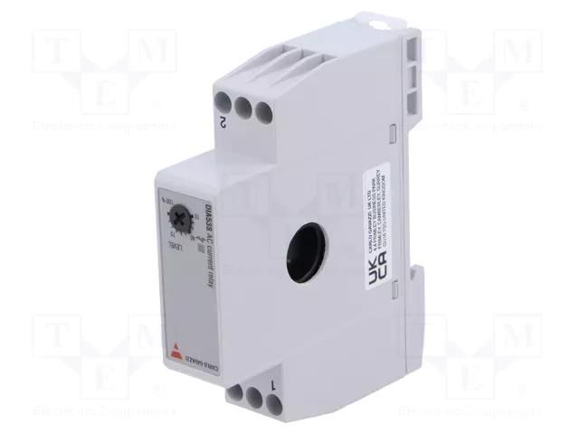 Current monitoring relay; AC current; for DIN rail mounting CARLO GAVAZZI DIA53S72450AF