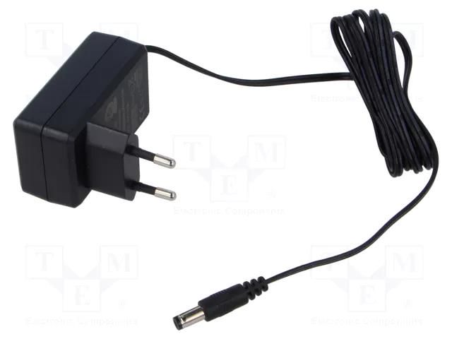 Power supply: switching; mains,plug-in; 12VDC; 2A; 24W; 81.16% POS POS12200A-H