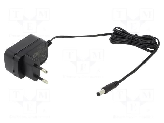 Power supply: switching; mains,plug-in; 12VDC; 0.5A; 6W; 80.19% POS POS12050A-H