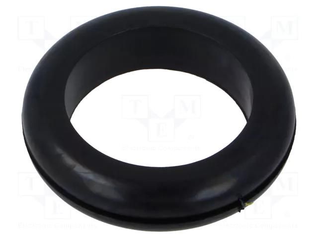 Grommet; Ømount.hole: 52mm; Øhole: 41mm; black; -40÷125°C; EPDM ESSENTRA ESS-10285015