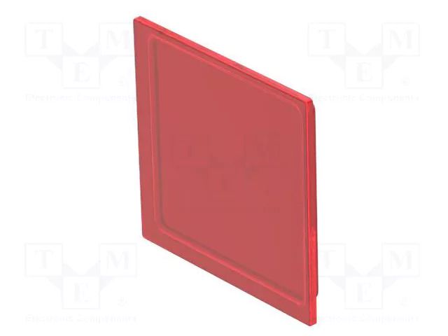 Actuator lens; 16mm; 92; red; plastic; Face dim: 12x12mm EAO 92-941.200