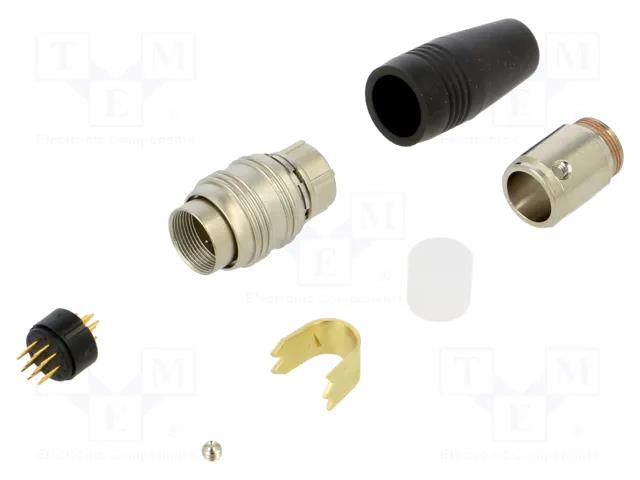 Connector: circular; plug; male; HR25; 1A; 42VDC; 30VAC; PIN: 16; 7mm HIROSE HR25A-9P-16P