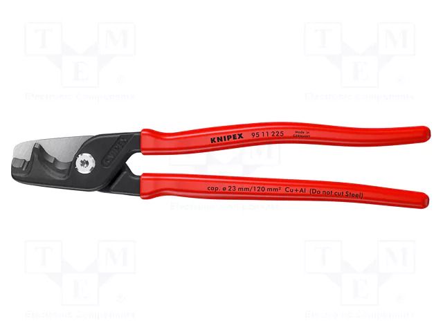 Cutters; cutting; with step cut; 229mm; Blade: about 56 HRC KNIPEX KNP.9511225
