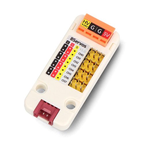 Servo controller - 8-channel - STM32F030 - expansion Unit for developer modules - M5Stack U165 MSS-23859 6972934174789