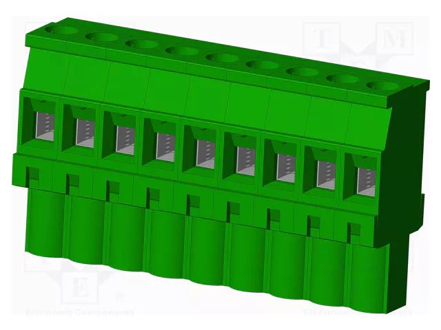 Connector: pluggable terminal block; plug; female; TS; 15A; 300V AMPHENOL ANYTEK TS09515B0000G
