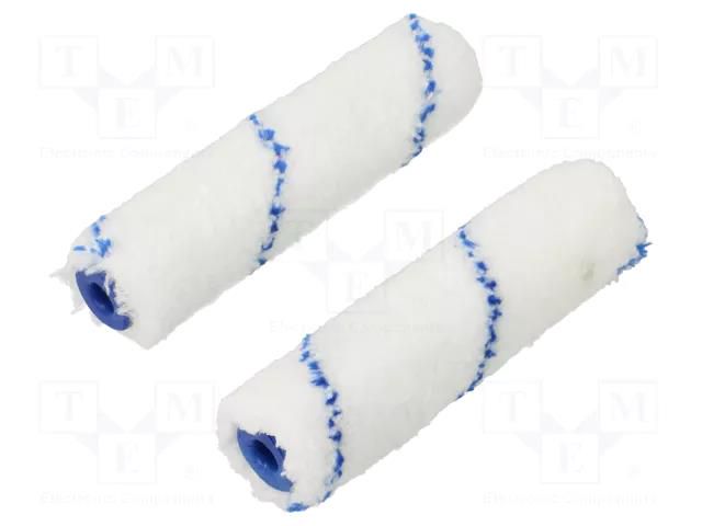 Paint roller; W: 100mm; to the paint; Ø: 16mm; Mikrofaza Premium SOLID TOOLS SOLID-5758