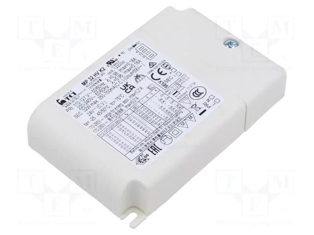 Power supply: switching; LED; 2÷54VDC; 350mA÷1.05A; IP20; -25÷45°C TCI 122202